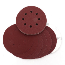 5 Inch 125mm Round Sandpaper Eight Hole Disk Sand Sheets Grit 60-2000 Hook and Loop Sanding Disc Polish